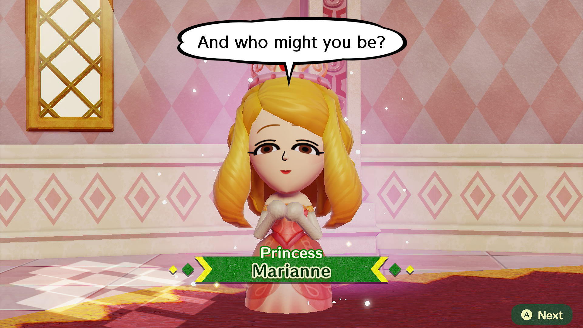 The Princess, Marianne.