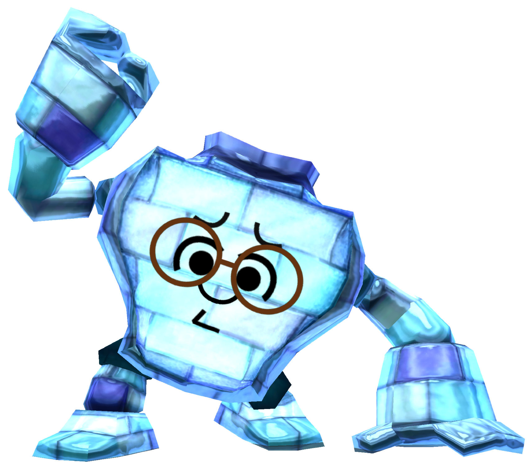 Miitopia (3DS) promotional art for the Strong 'King' Golem, featuring Ralph.