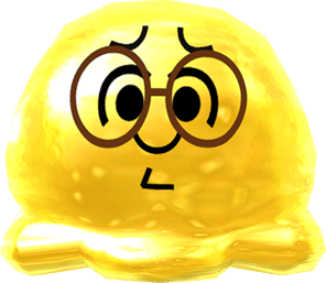 Miitopia (3DS) promotional art for the Mini 'Sassy Child' Slime, featuring Ralph.